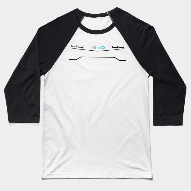 ioniq 5 Baseball T-Shirt by classic.light